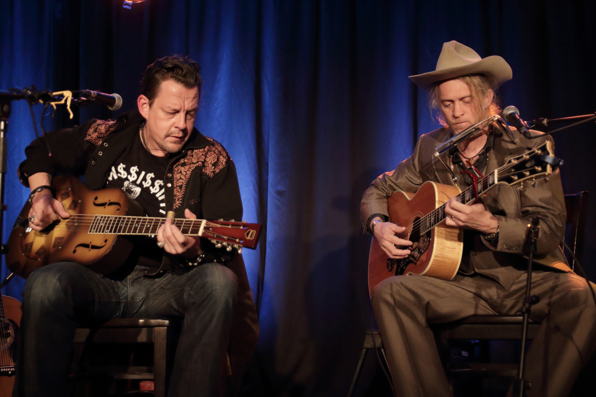 A&SLO-Tournee von IAN SIEGAL (UK) & JIMBO MATHUS (USA) ging im Alten Schl8hof WELS erfolgreich zu Ende