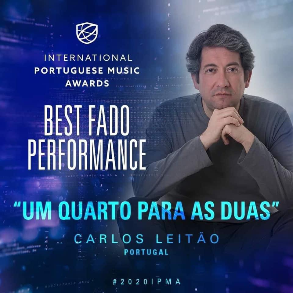CARLOS LEITAO gewinnt die „International Portuguese Music Awards”!!